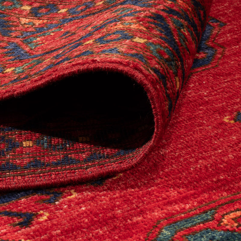 Afghanske tepper - Kunduz - 205 x 153 cm - rød