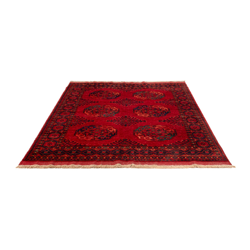 Afghanske tepper - Kunduz - 205 x 153 cm - rød