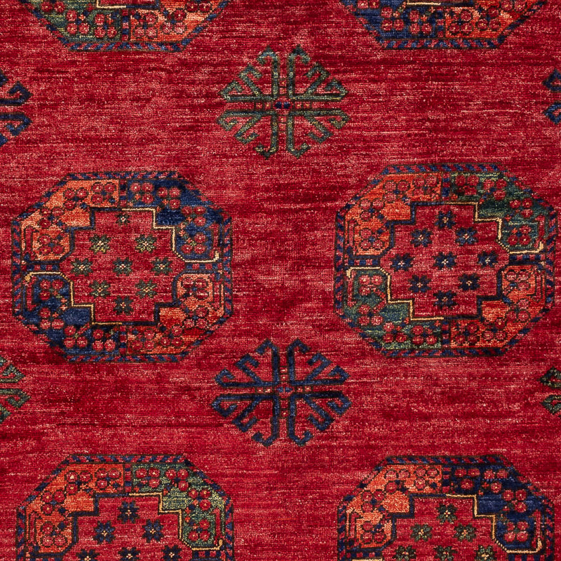 Afghanske tepper - Kunduz - 194 x 156 cm - rød