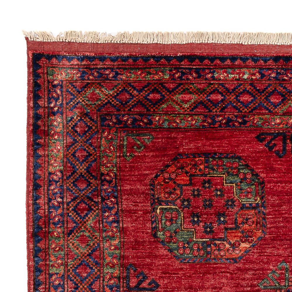 Afghanske tepper - Kunduz - 194 x 156 cm - rød