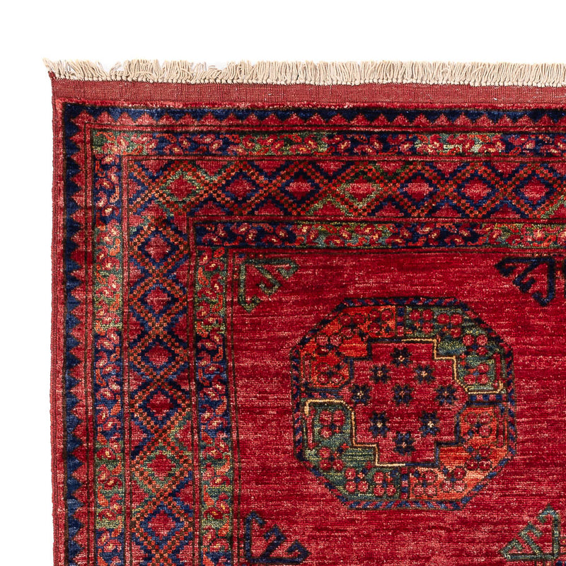 Afghanske tepper - Kunduz - 194 x 156 cm - rød
