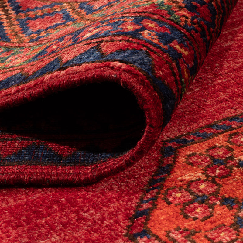 Afghanske tepper - Kunduz - 194 x 156 cm - rød