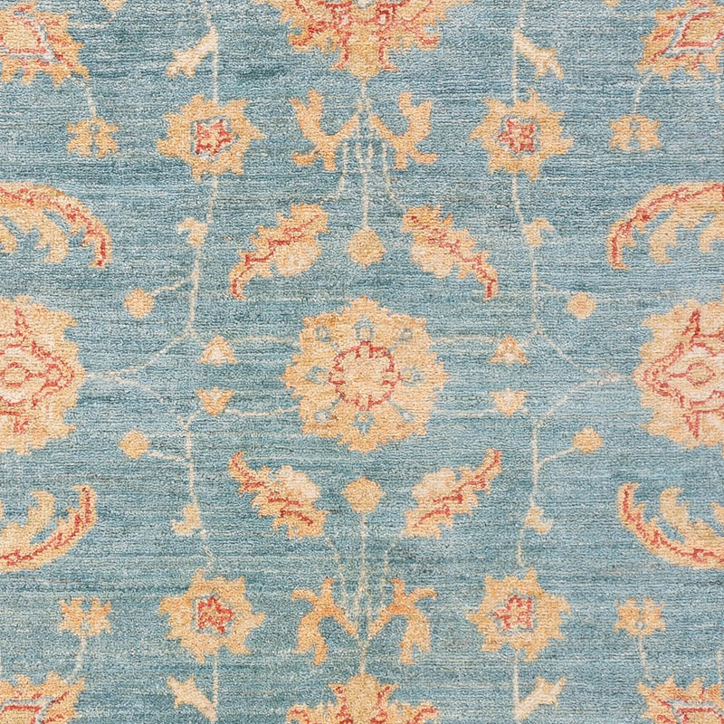 Ziegler Teppe - 179 x 125 cm - havblå