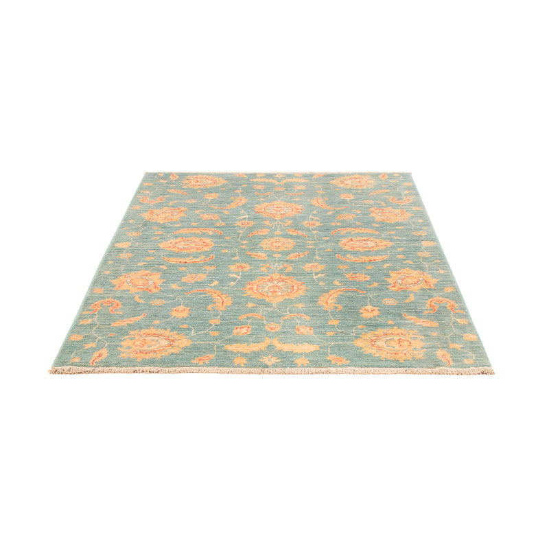 Ziegler Teppe - 179 x 125 cm - havblå