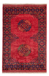 Afghansk teppe 122x182cm - Orientalsk teppe - Rektangulær / Rød / 122 x 182 cm Rektangulær