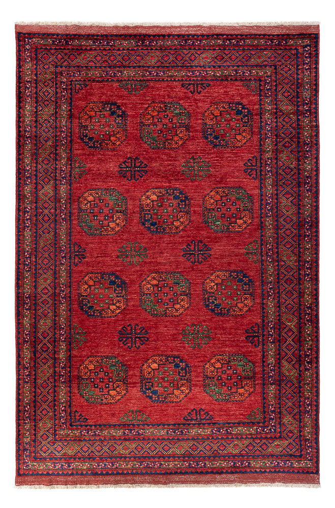 Afghanske tepper - Kunduz - 307 x 207 cm - rød