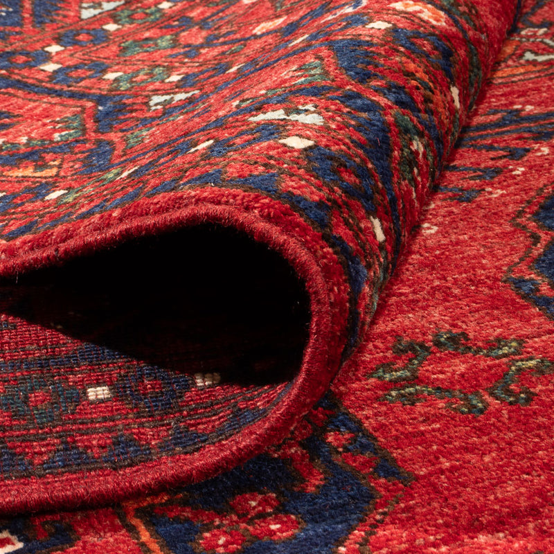Afghanske tepper - Kunduz - 296 x 207 cm - lys rød
