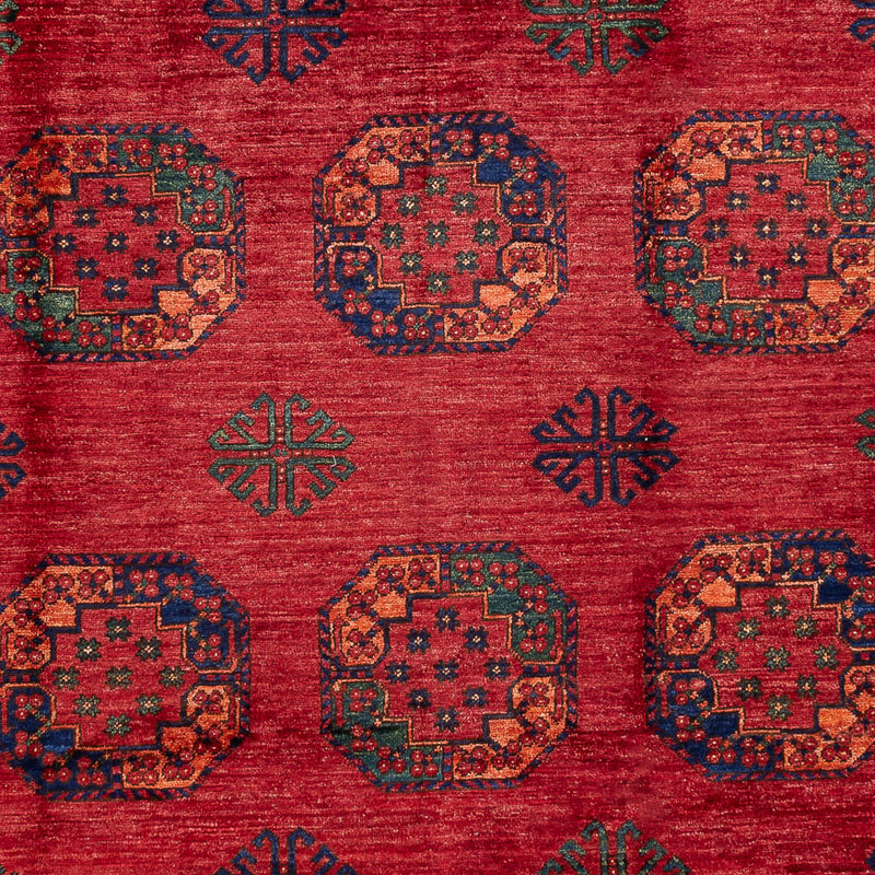 Afghan Teppich - Kunduz - 300 x 201 cm - rot
