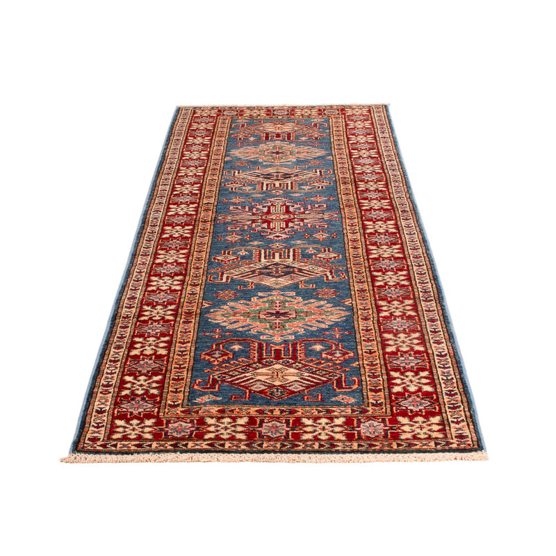 Løper Ziegler Teppe - Kazak - 240 x 75 cm - blå