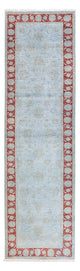 Løper Ziegler Teppe - Moderne - 303 x 89 cm - lyseblå