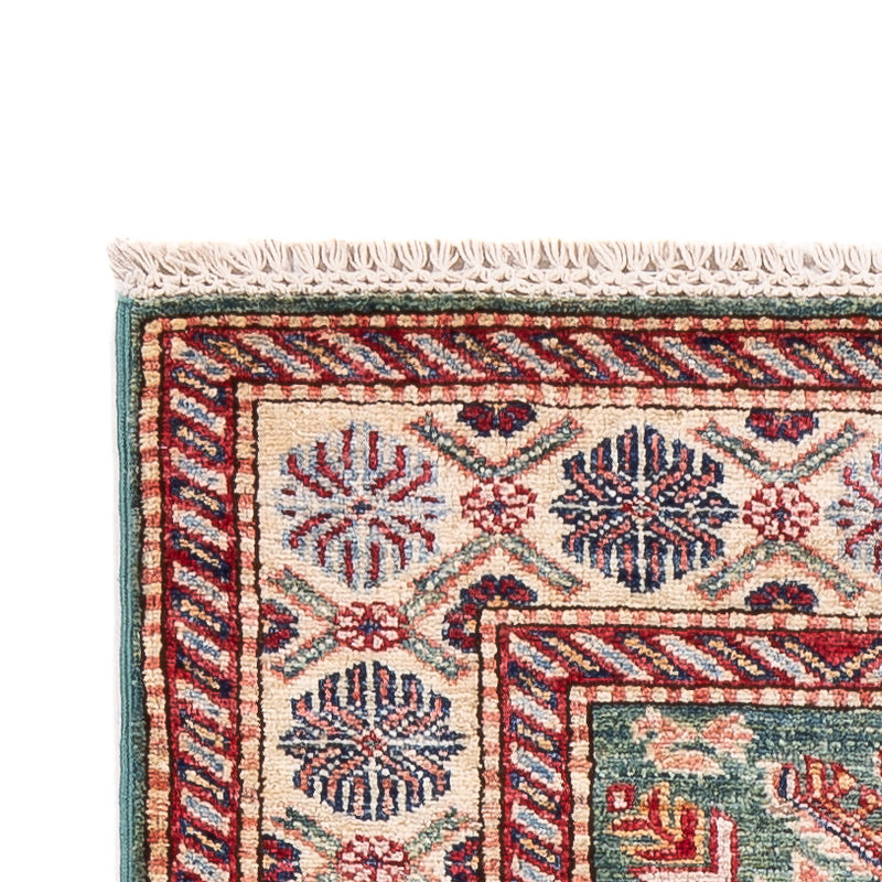 Løper Ziegler Teppe - Kazak - 248 x 75 cm - mørkegrønn