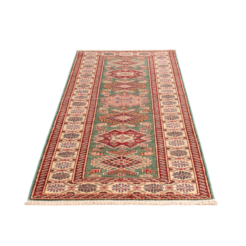 Løper Ziegler Teppe - Kazak - 248 x 75 cm - mørkegrønn