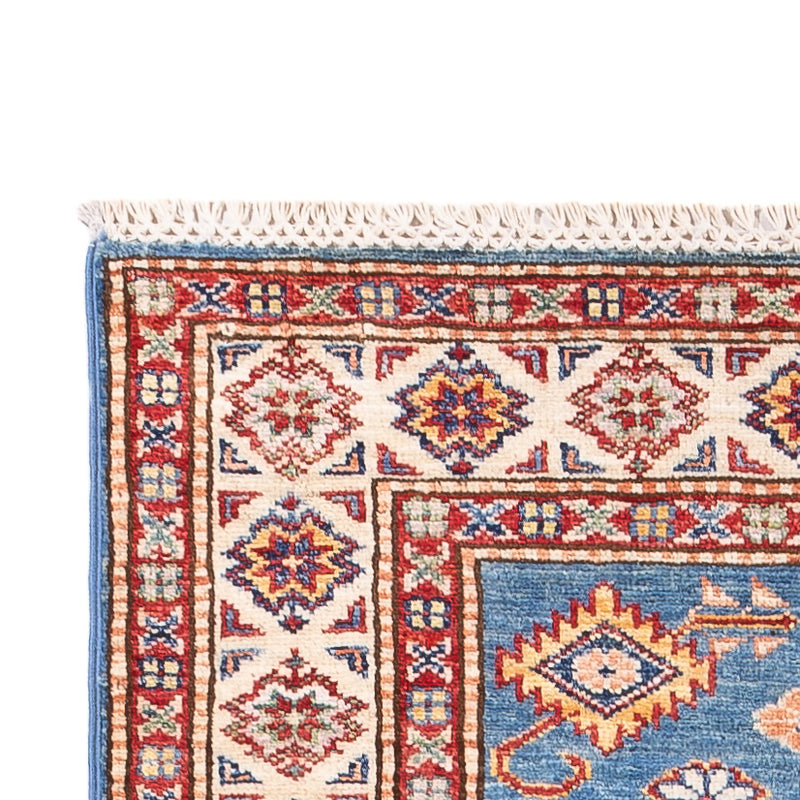 Løper Ziegler Teppe - Kazak - 256 x 74 cm - blå