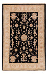 Ziegler Teppe 96x147cm - Orientalsk teppe - Rektangulær / Svart / 96 x 147 cm Rektangulær