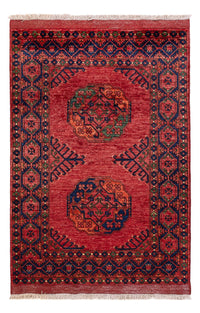 Afghansk teppe - 152 x 105 cm - rød – product image