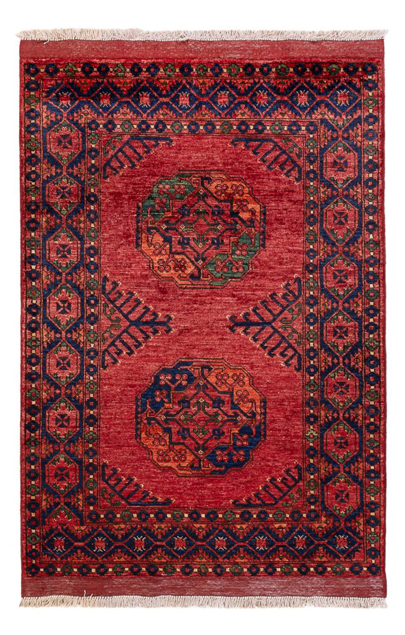 Afghansk teppe - 152 x 105 cm - rød