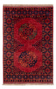 Afghansk teppe - 152 x 99 cm - rød