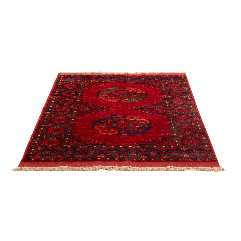 Afghansk teppe - 151 x 102 cm - rød