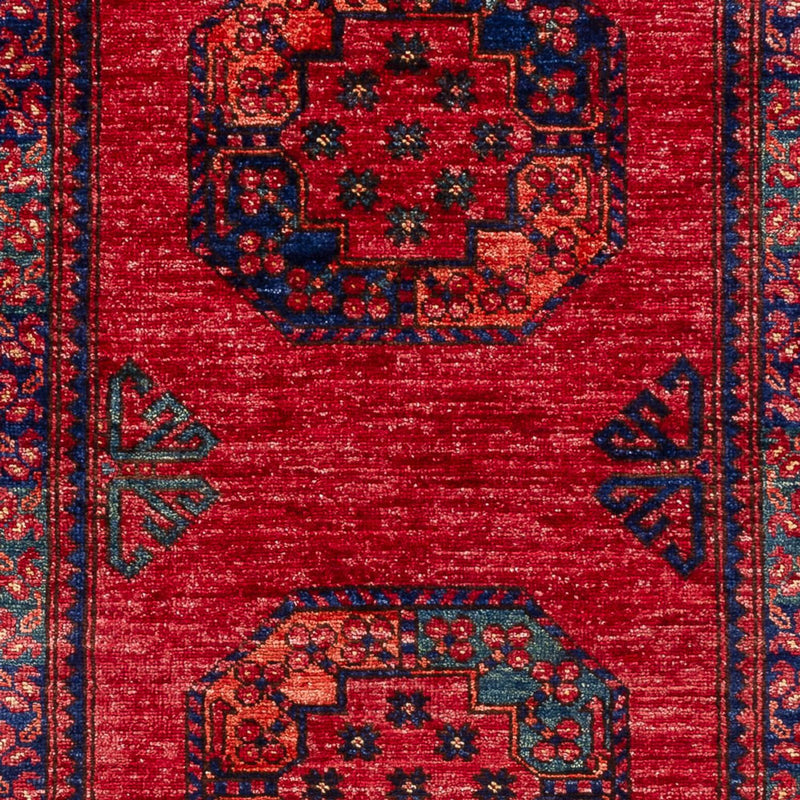 Afghansk teppe - 150 x 102 cm - rød