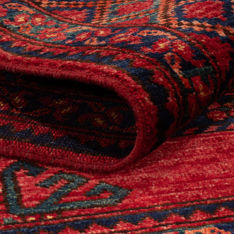 Afghansk teppe - 150 x 102 cm - rød