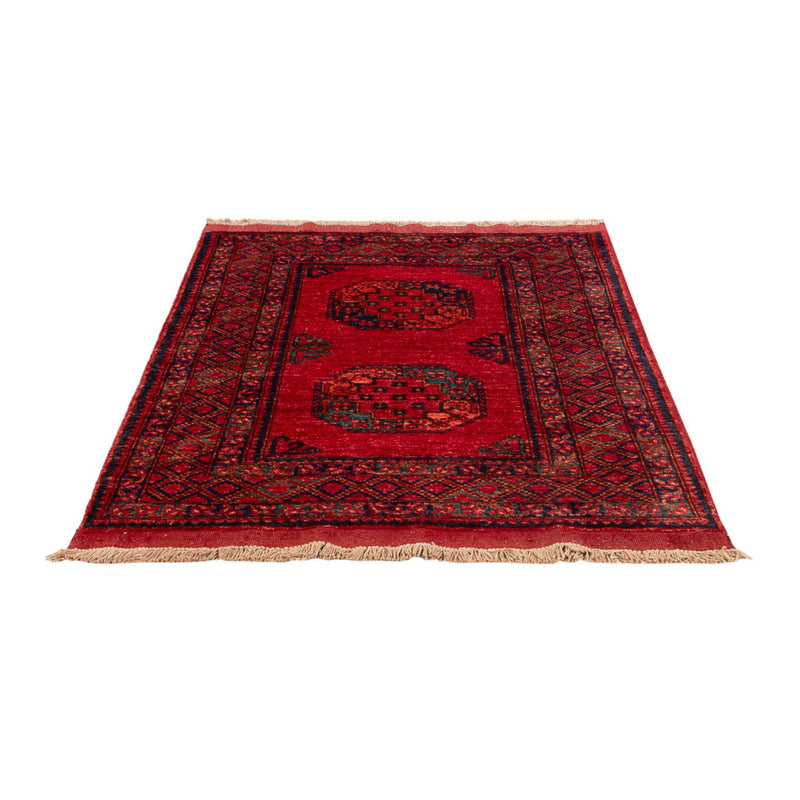 Afghansk teppe - 150 x 102 cm - rød