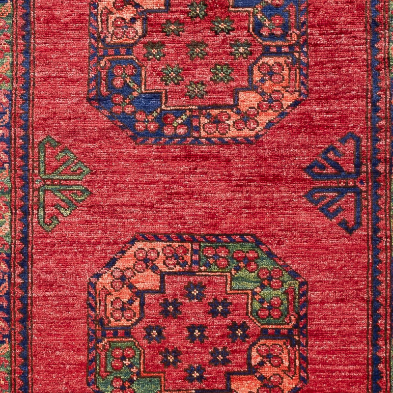 Afghansk teppe - 148 x 103 cm - rød