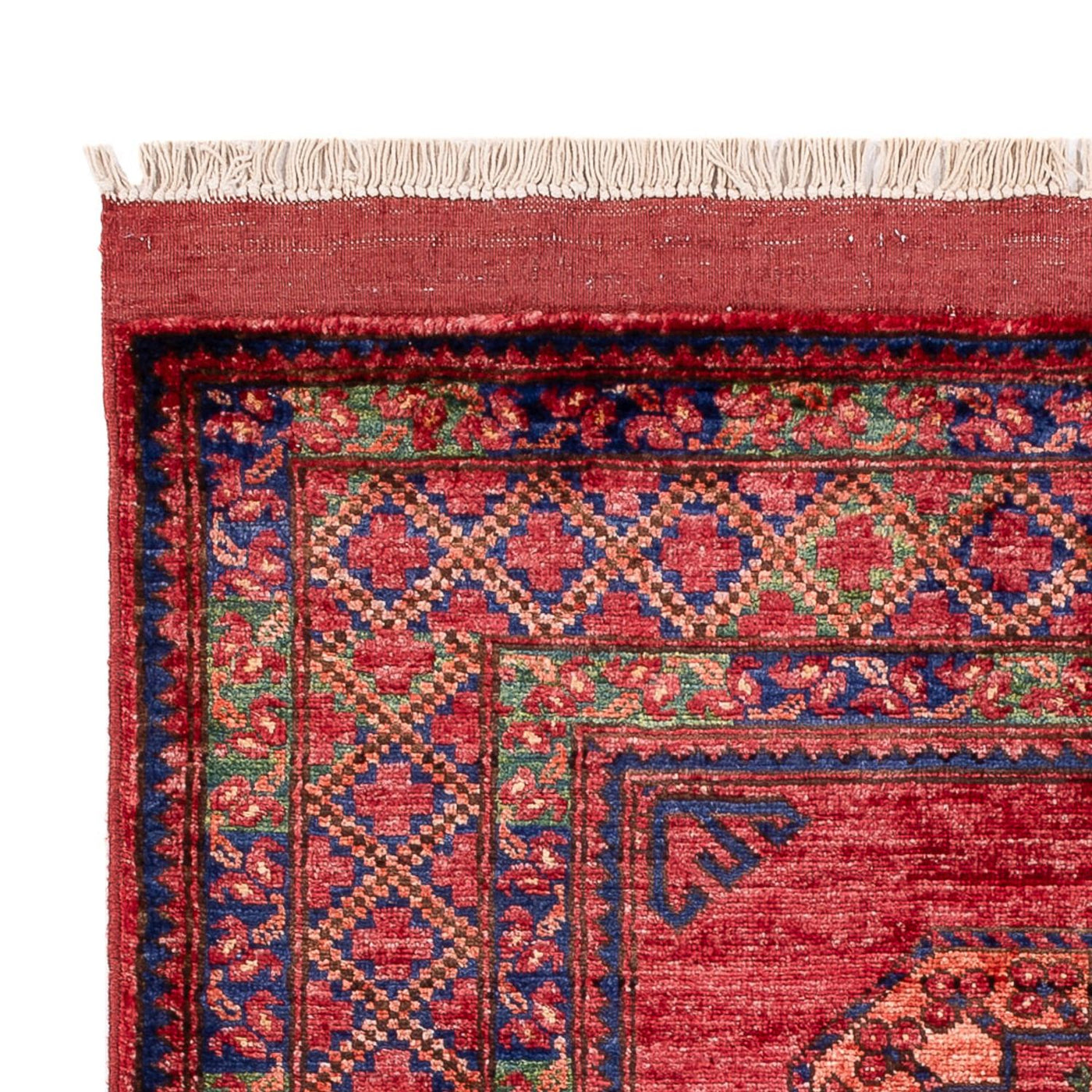 Afghansk teppe - 148 x 103 cm - rød