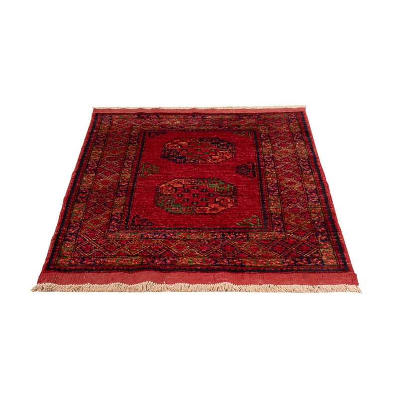 Afghansk teppe - 148 x 103 cm - rød