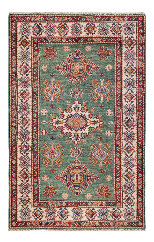 Ziegler Teppe - Kazak - 154 x 99 cm - grønn