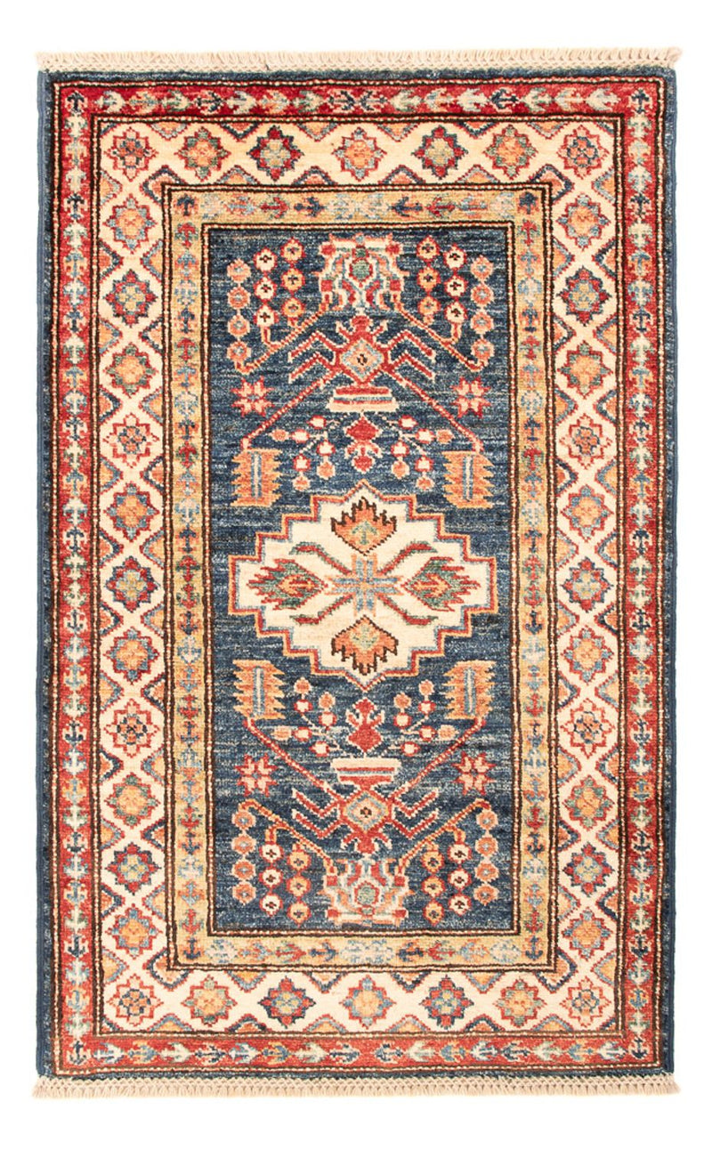 Ziegler Teppe - Kazak - Royal - 95 x 60 cm - bensinblå