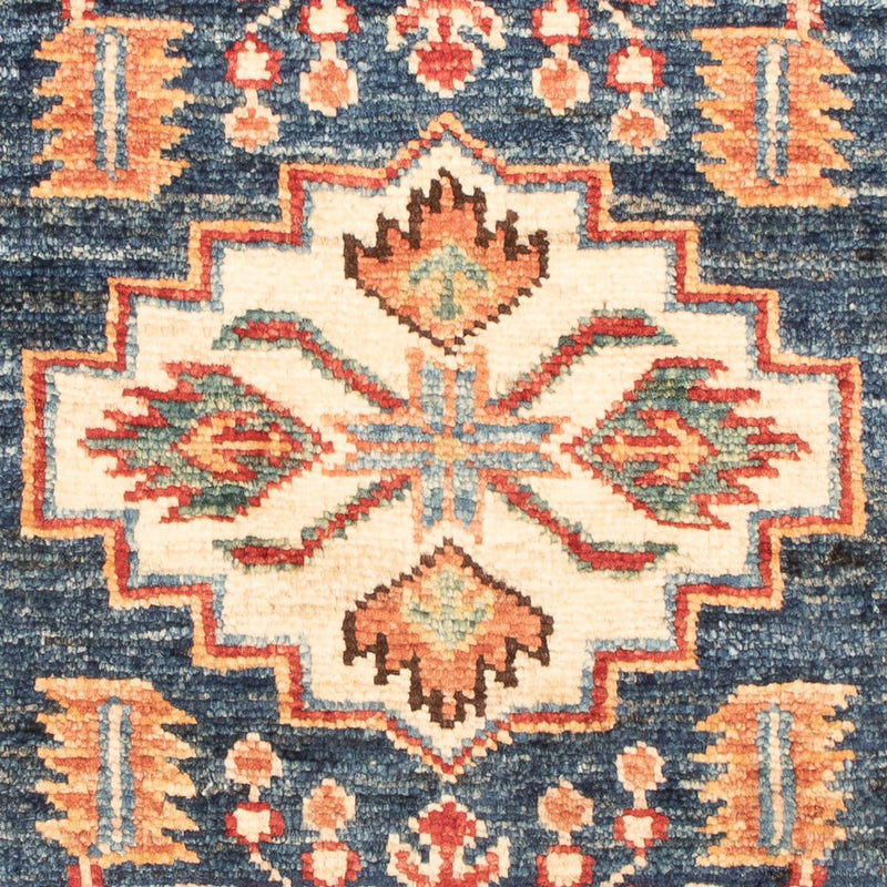Ziegler Teppe - Kazak - Royal - 95 x 60 cm - bensinblå