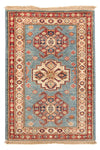 Kazak Teppe 59x88cm - Orientalsk teppe - Rektangulær / Blå / 59 x 88 cm Rektangulær