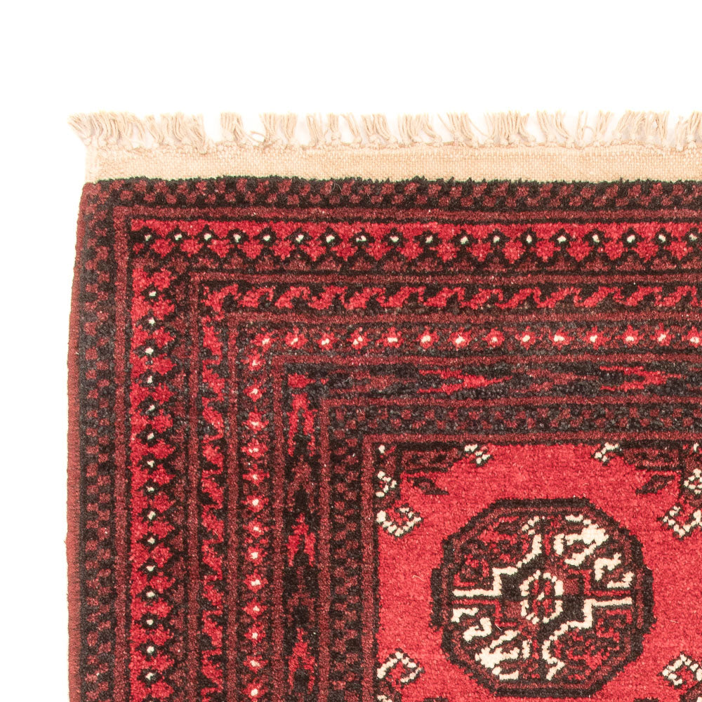 Afghansk teppe - Filpa - 120 x 77 cm - rød