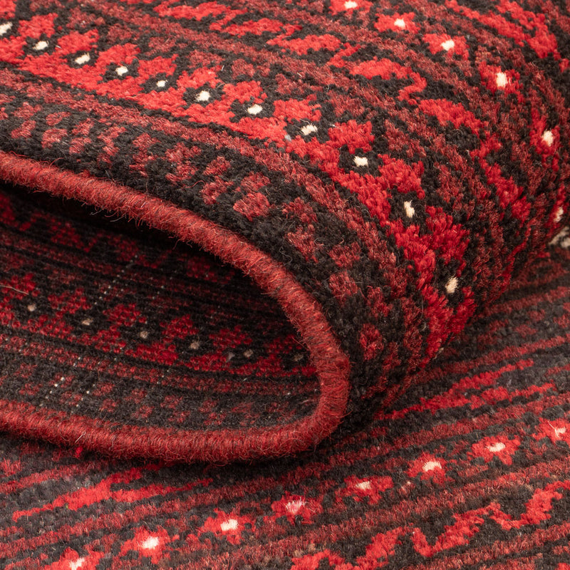 Afghansk teppe - Filpa - 120 x 77 cm - rød