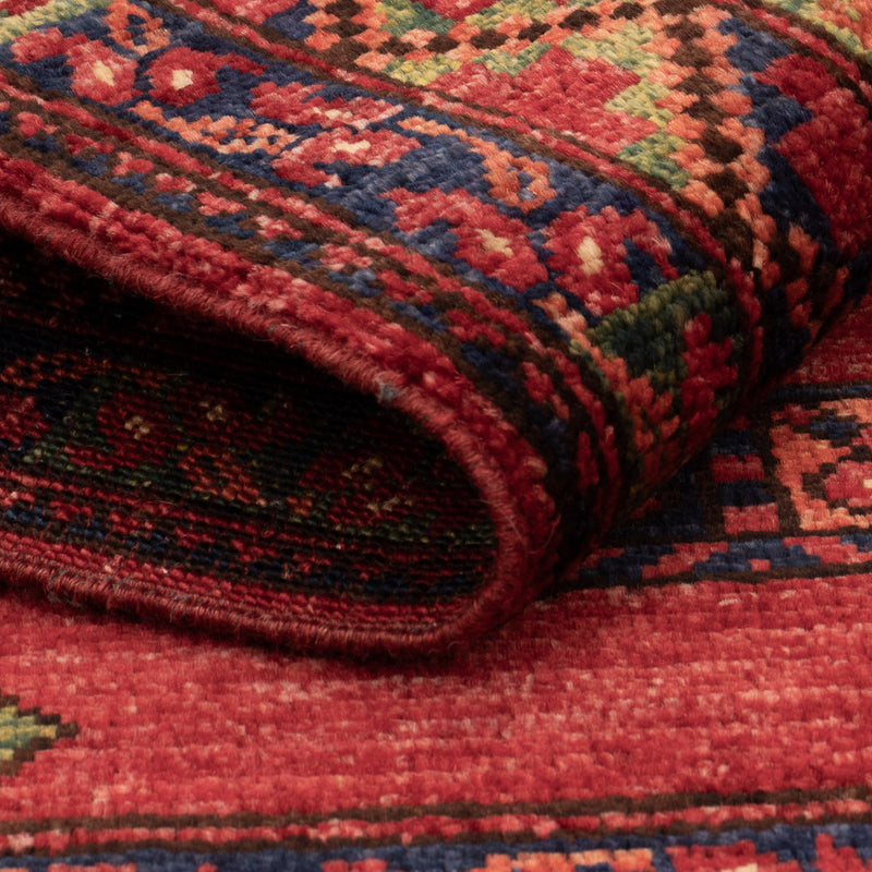 Afghansk teppe - 125 x 82 cm - rød