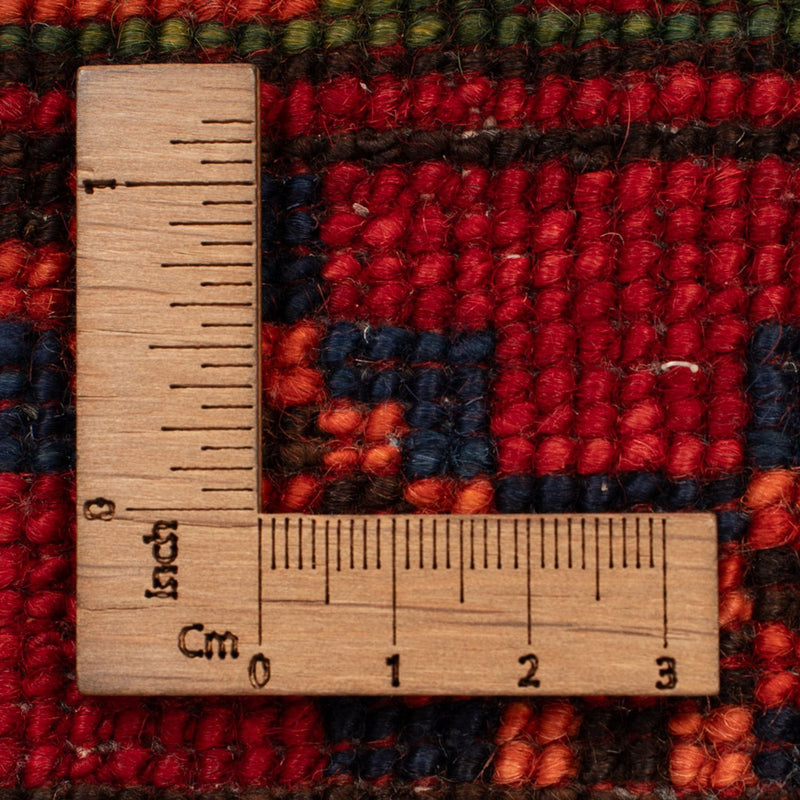 Afghansk teppe - 125 x 82 cm - rød