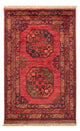 Afghansk teppe - 126 x 82 cm - rød