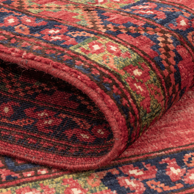 Afghansk teppe - 123 x 83 cm - rød