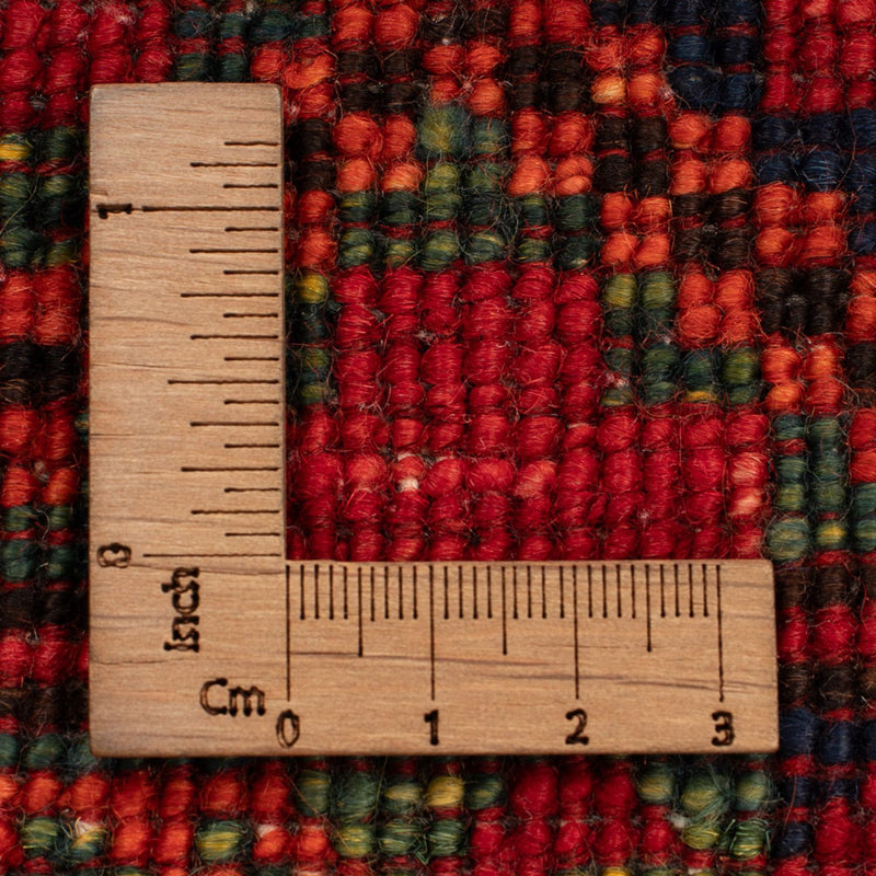 Afghansk teppe - 123 x 83 cm - rød