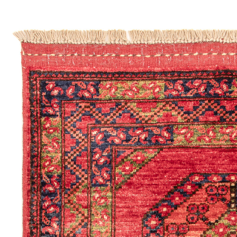 Afghansk teppe - 115 x 84 cm - rød