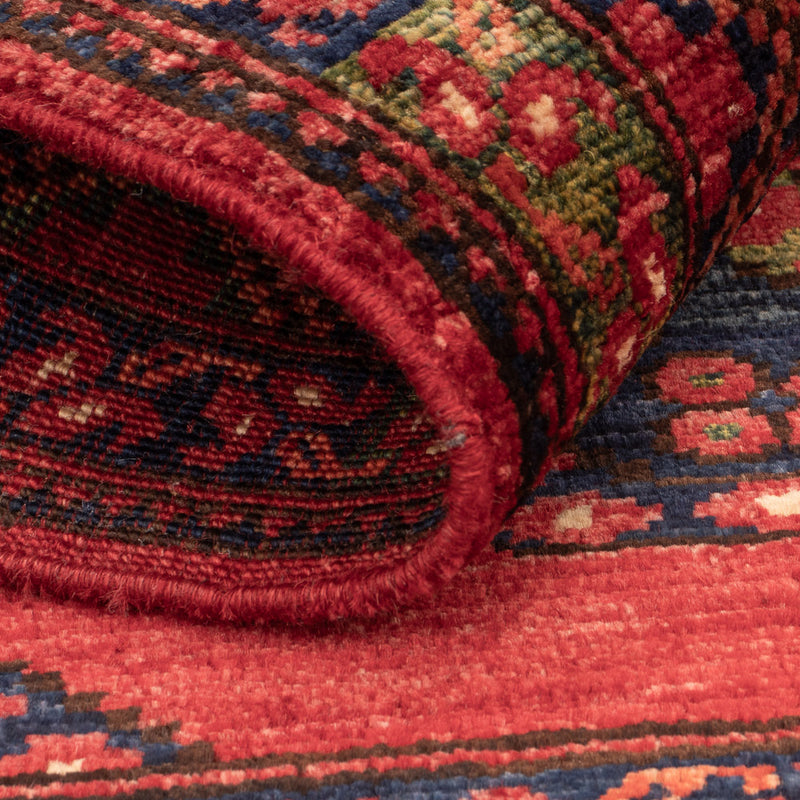 Afghansk teppe - 115 x 84 cm - rød