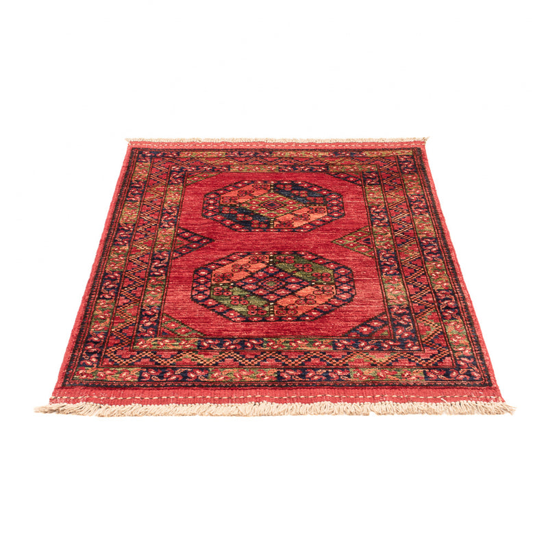 Afghansk teppe - 115 x 84 cm - rød