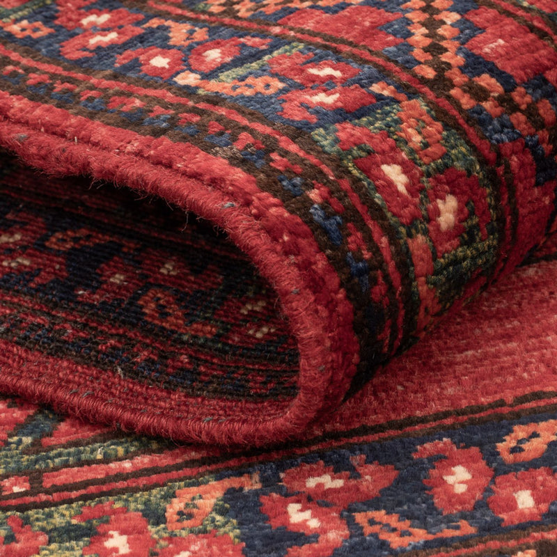 Afghansk teppe - 138 x 86 cm - rød