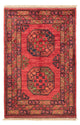 Afghansk teppe - 127 x 85 cm - rød