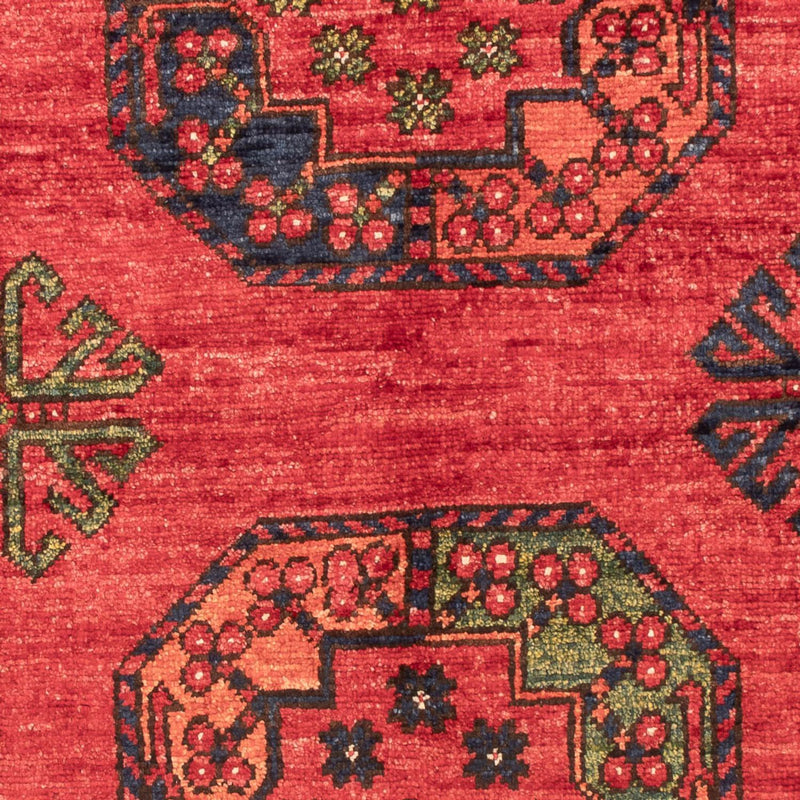 Afghansk teppe - 127 x 85 cm - rød