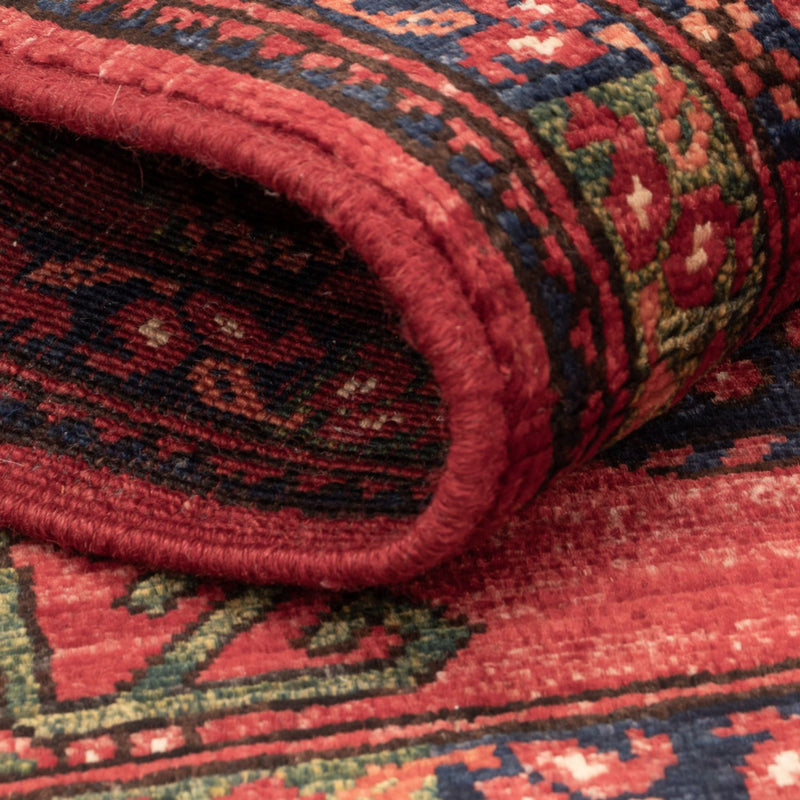 Afghansk teppe - 127 x 85 cm - rød