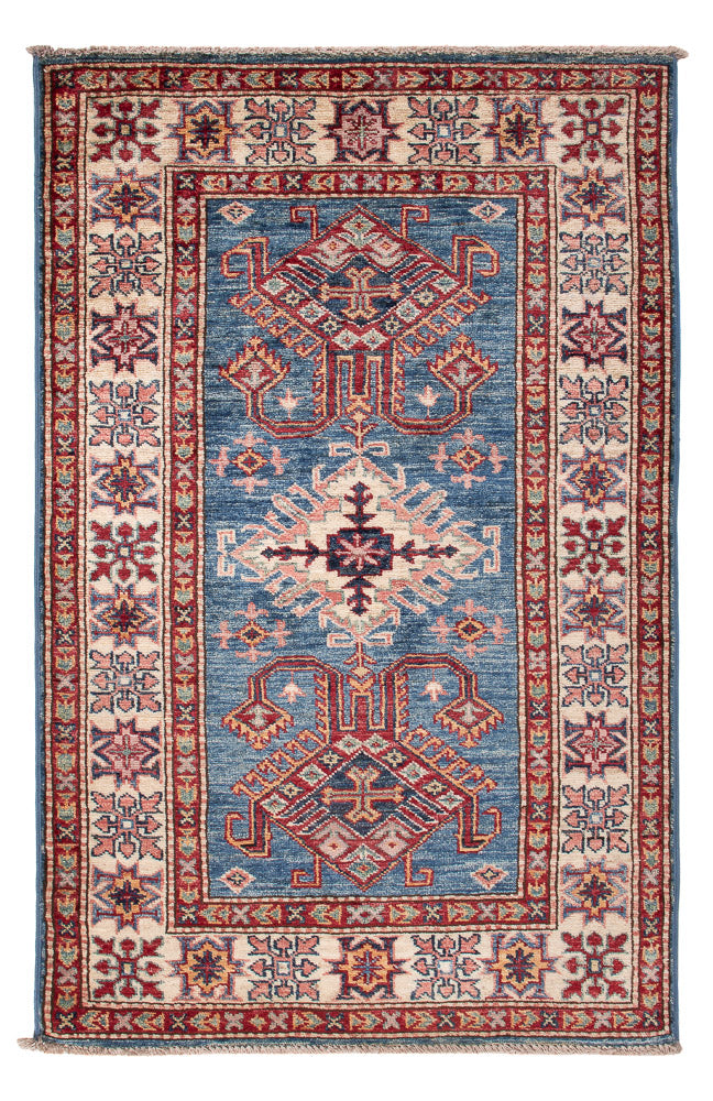 Ziegler Teppe - Kazak - Royal - 125 x 83 cm - blå