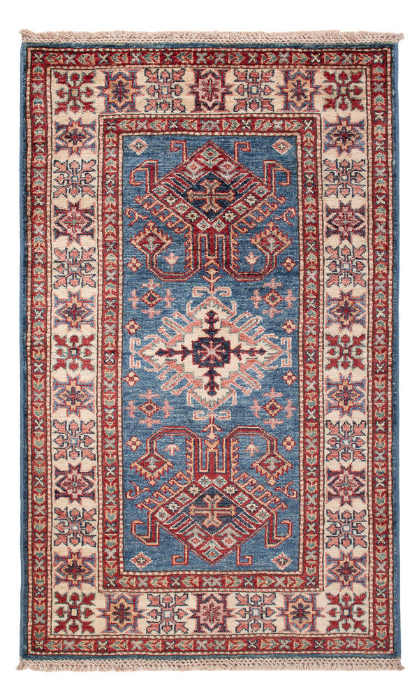 Ziegler Teppe - Kazak - Royal - 128 x 81 cm - blå