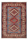 Kazak Teppe 81x114cm - Orientalsk teppe - Rektangulær / Blå / 81 x 114 cm Rektangulær