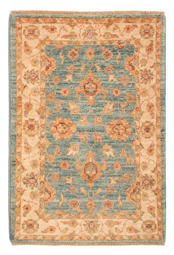 Ziegler Teppe - 90 x 60 cm - turkis